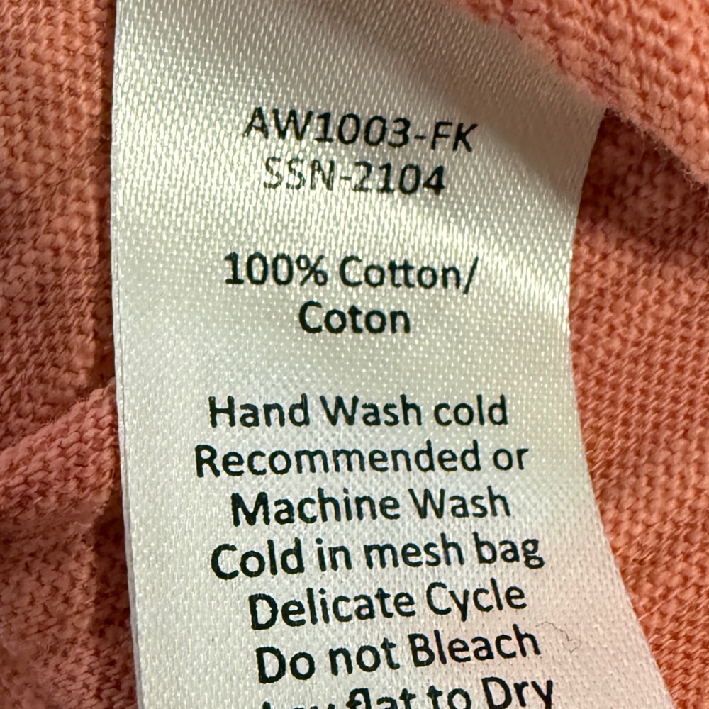 ATM Anthony Thomas Melillo Cotton Slub V-Neck Tee in Spice Size Large - Picture 6 of 7